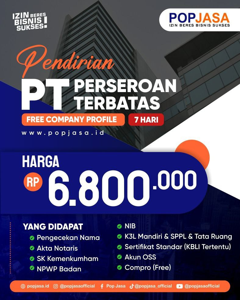 Pengurusan PT: Solusi Legalitas Usaha Agar Bisnis Lebih Profesional dan Terpercaya - 081326497675