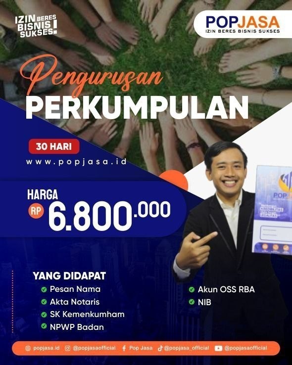 Jasa Legalitas Perkumpulan untuk Komunitas dan Organisasi : 081326497675