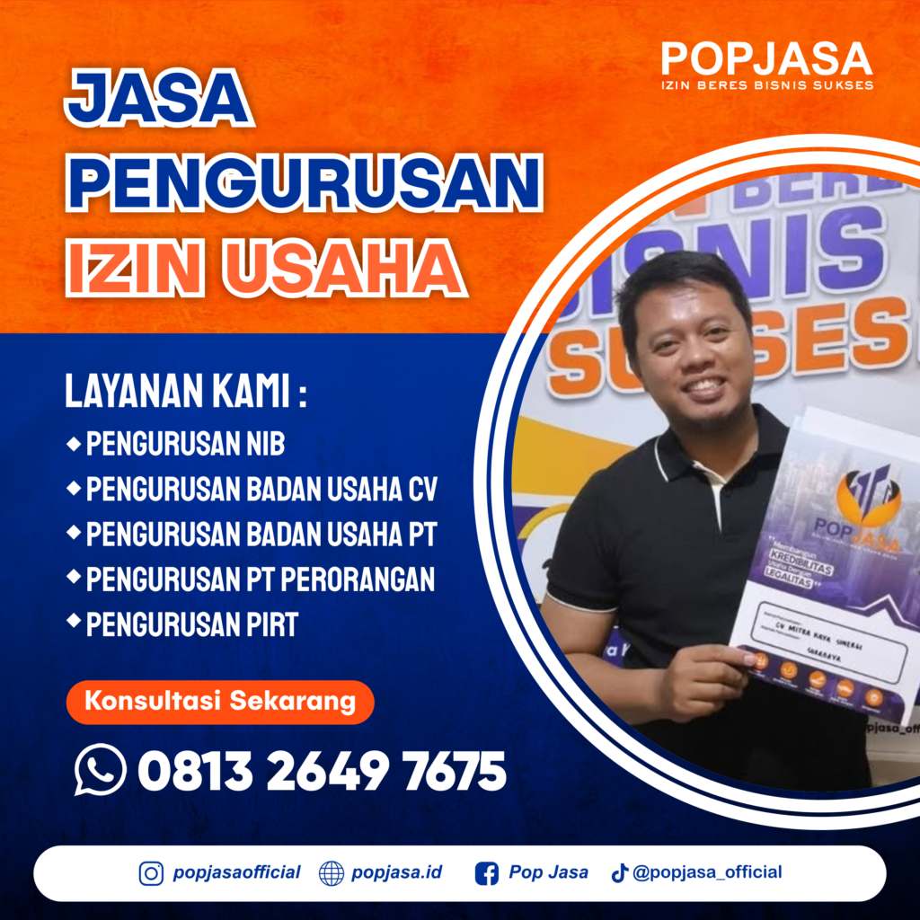 Jasa Pengurusan Izin Usaha dan Legalitas - POPJASA