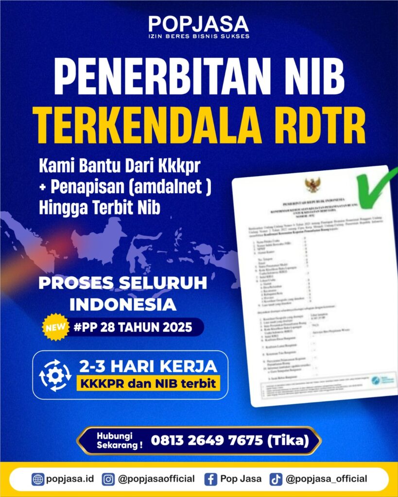 Urus Kendala NIB - Konsultasi di POPJASA 081326497675