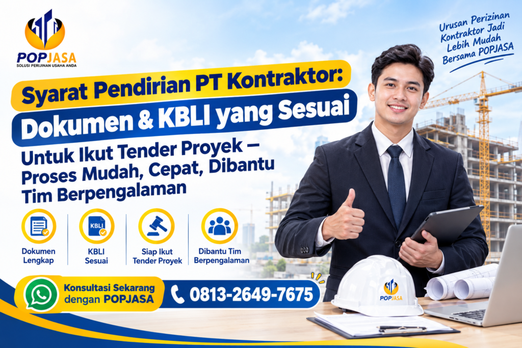 Syarat Pendirian PT Kontraktor: Dokumen & KBLI yang Sesuai Untuk Ikut Tender Proyek