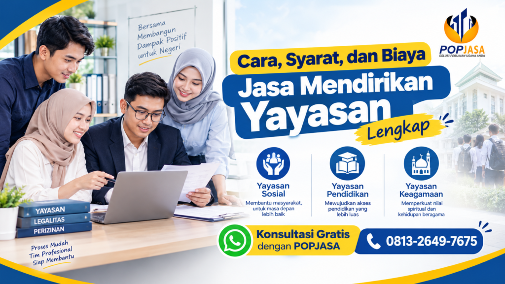 Cara, Syarat, dan Biaya Jasa Mendirikan Yayasan Lengkap