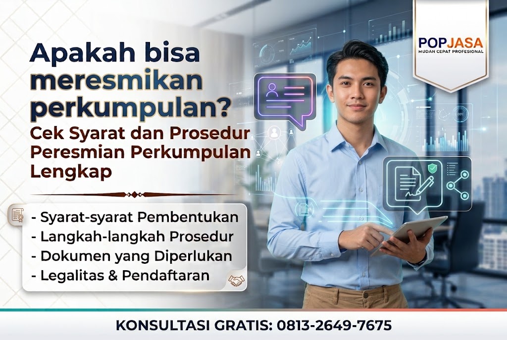 Meresmikan Perkumpulan - POPJASA | 0813-2649-7675