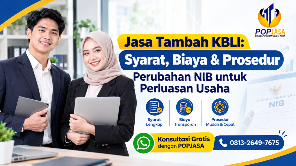 Jasa Tambah KBLI: Syarat, Biaya & Prosedur Perubahan NIB untuk Perluasan Usaha - 081326497675