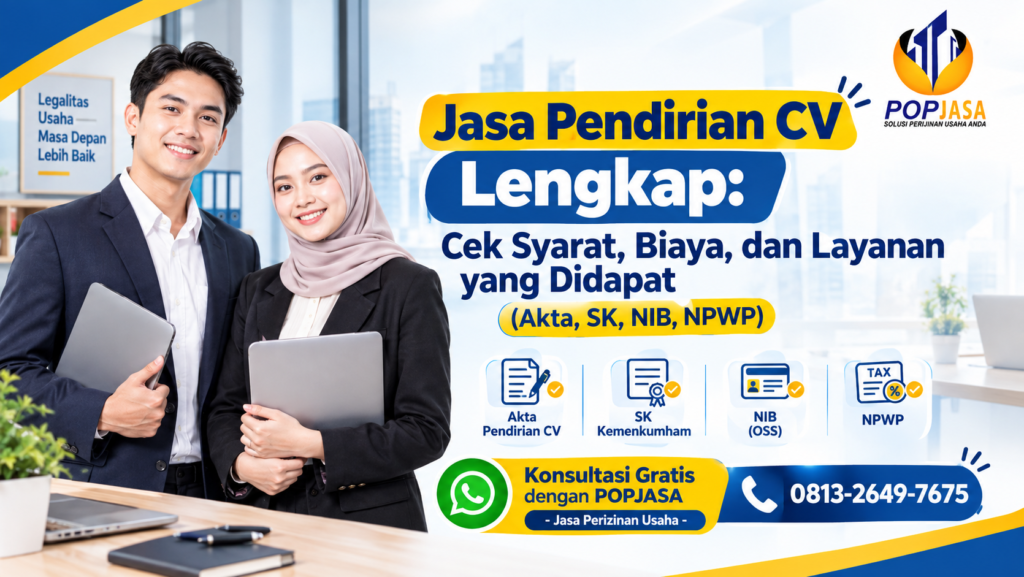 Jasa Pendirian CV Lengkap: Cek Syarat, Biaya, dan Layanan yang Didapat - 081326497675