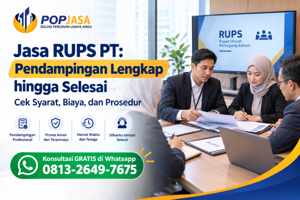 Jasa RUPS PT: Pendampingan Lengkap hingga Selesai - Cek Syarat, Biaya, dan Prosedur - 081326497675