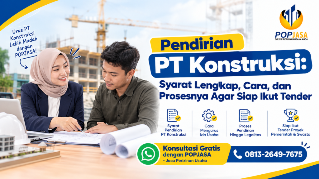 Pendirian PT Konstruksi: Syarat Lengkap, Cara, dan Prosesnya Agar Siap Ikut Tender- 081326497675